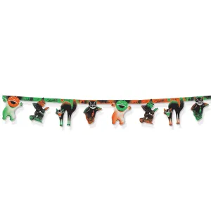 Vintage-Inspired Jointed Halloween Garland Decoration