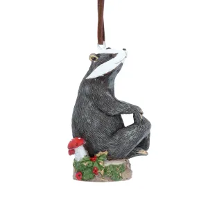 Woodland Badger Tree Decoration