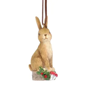 Woodland Rabbit Tree Decoration